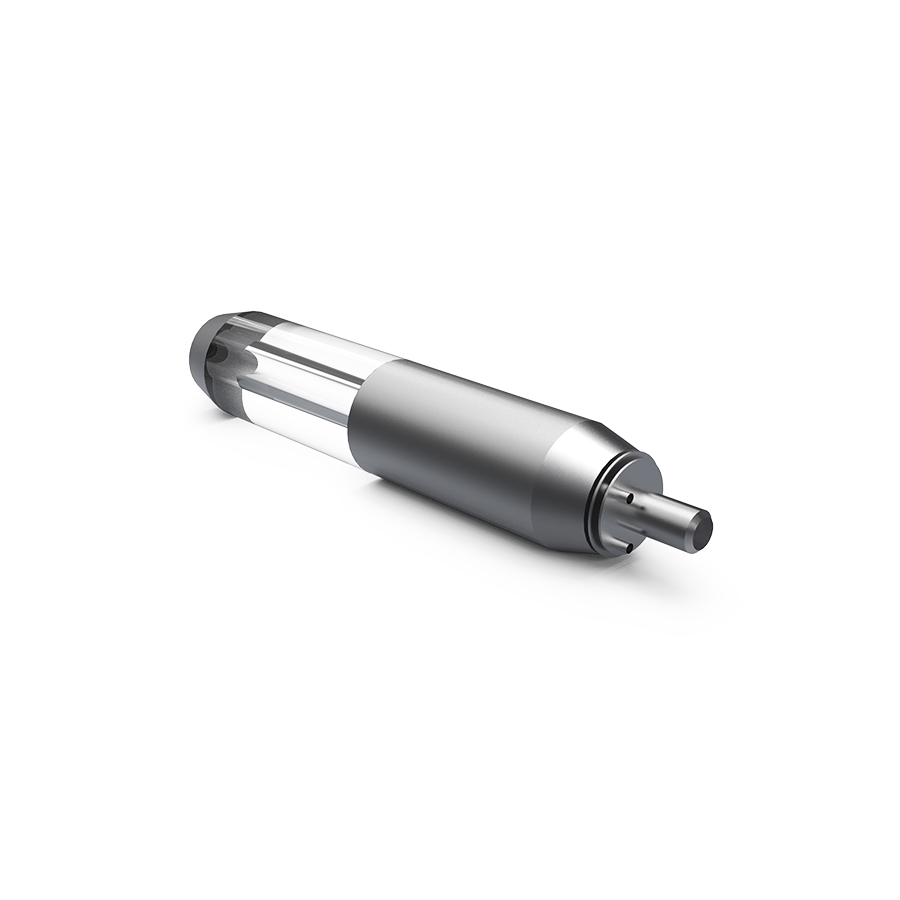He-Ne激光管 激光波长632.8nm 尺寸25.25×146mm 0.6mW 0.49mm